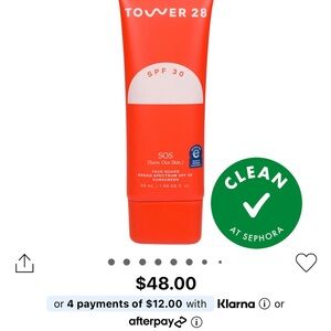 Tower 28 SPF 30 Face Guard Sunscreen - Orange